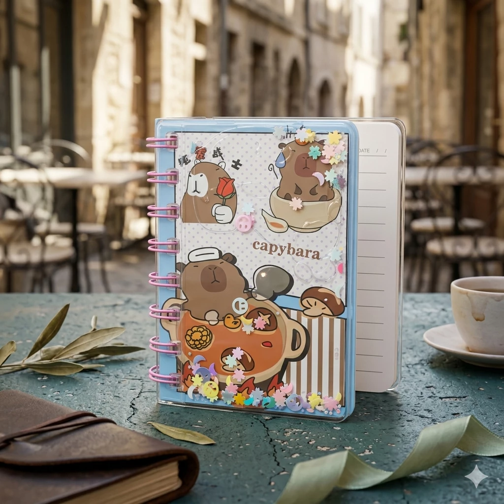 Capybara "Pastel & Shine" İnteraktiv Bloknot