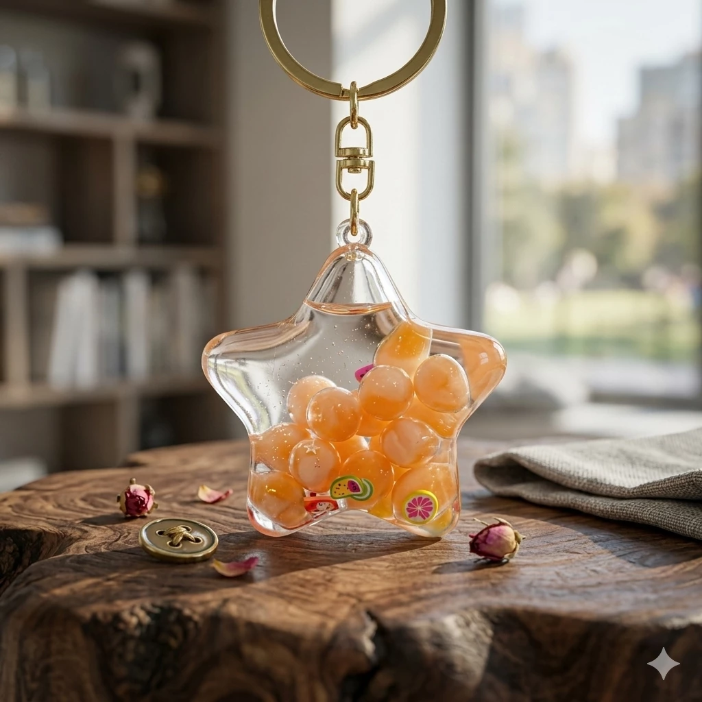 "Ulduz Parıltısı" – Meyvəli və Bubbl-lı Brend Anahtarlıq