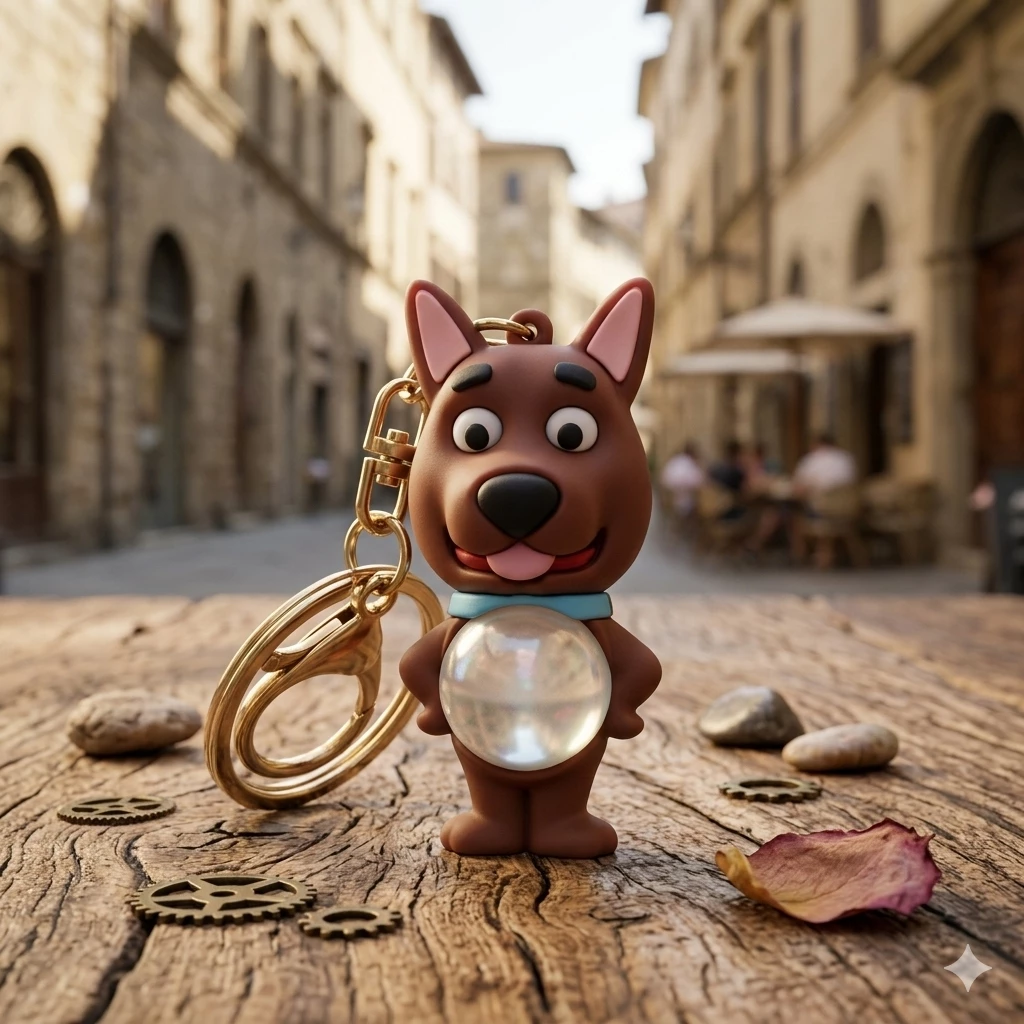 Göy İşıqlı İnteraktiv İt Breloku -