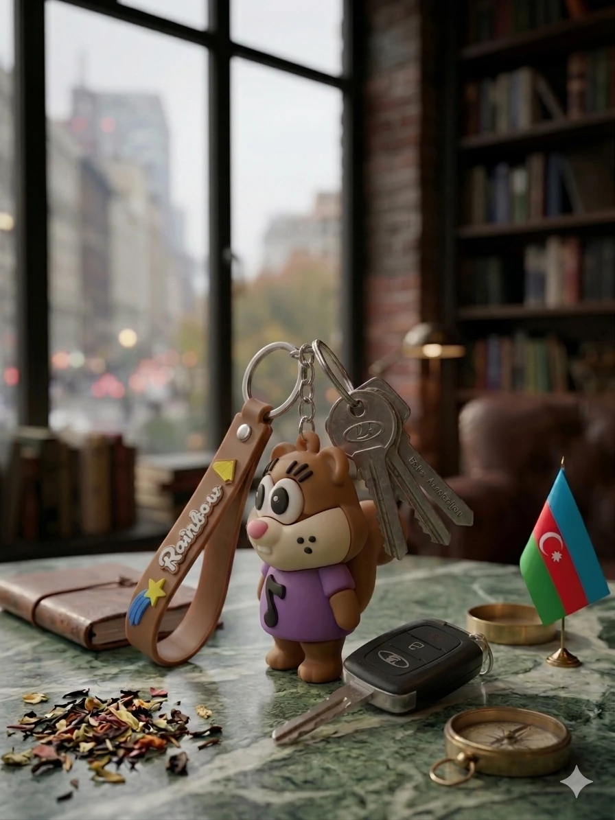 "Bənövşəyi Sincab" Brend Breloku